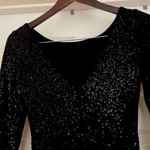 🎉2x HOST PICK🎉Aidan black sequin cocktail dress